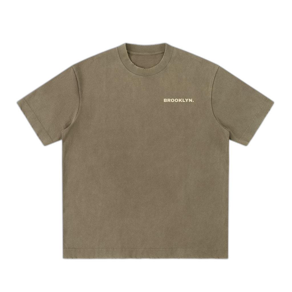 BROOKLYN TEE — heavyweight cotton tee