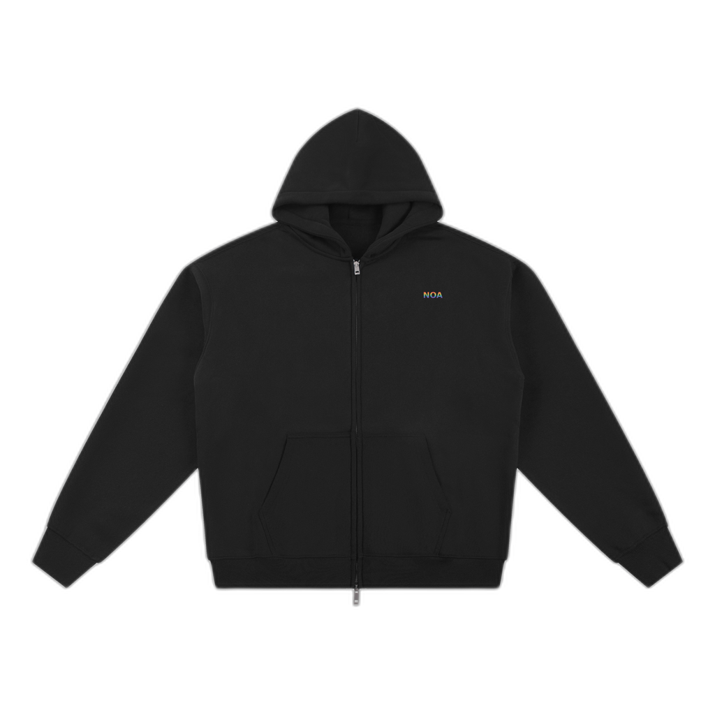 NOA essential-fleece-zip-through-hoodie-2 product image 1