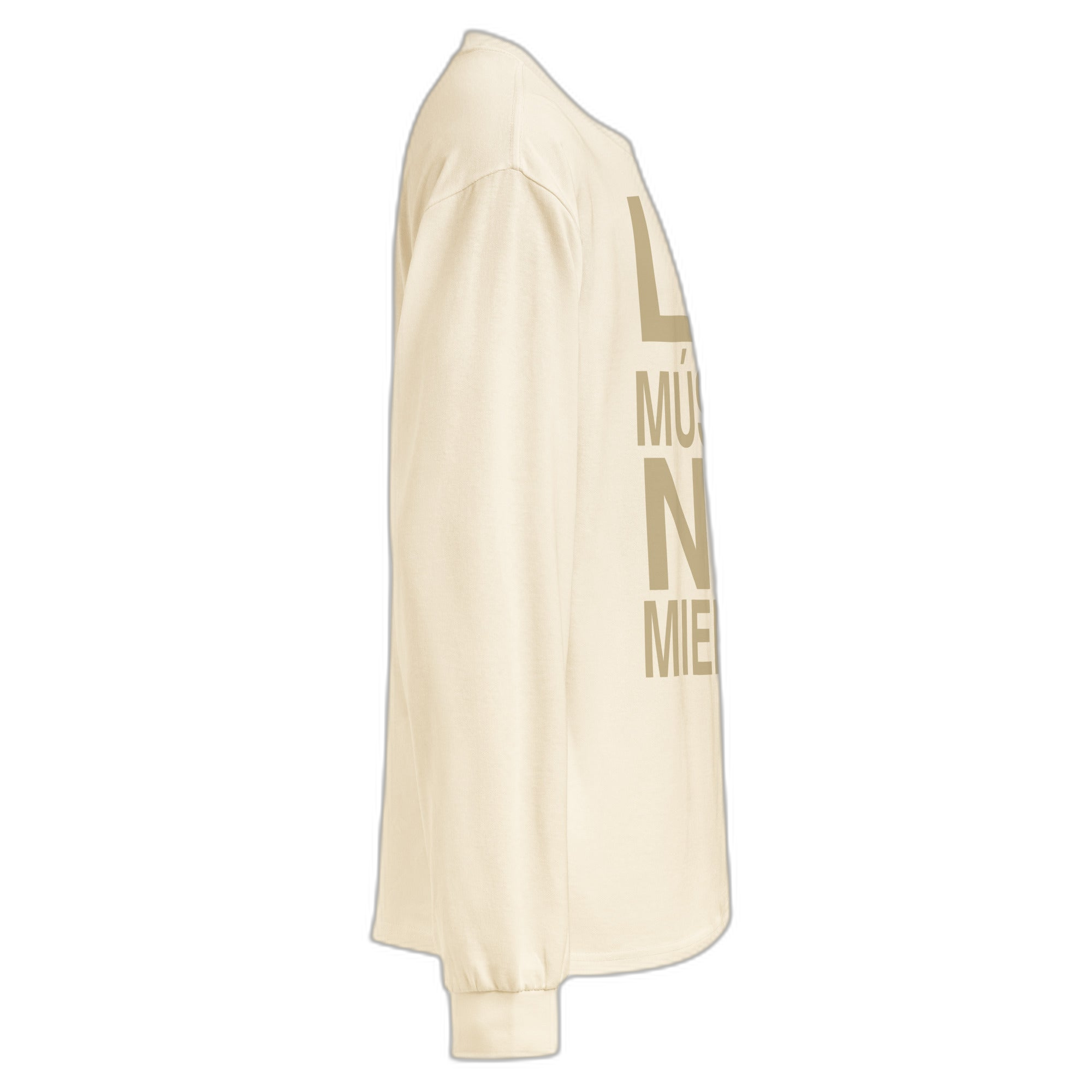 NOA La Musica premium heavyweight long sleeve shirt - rear view