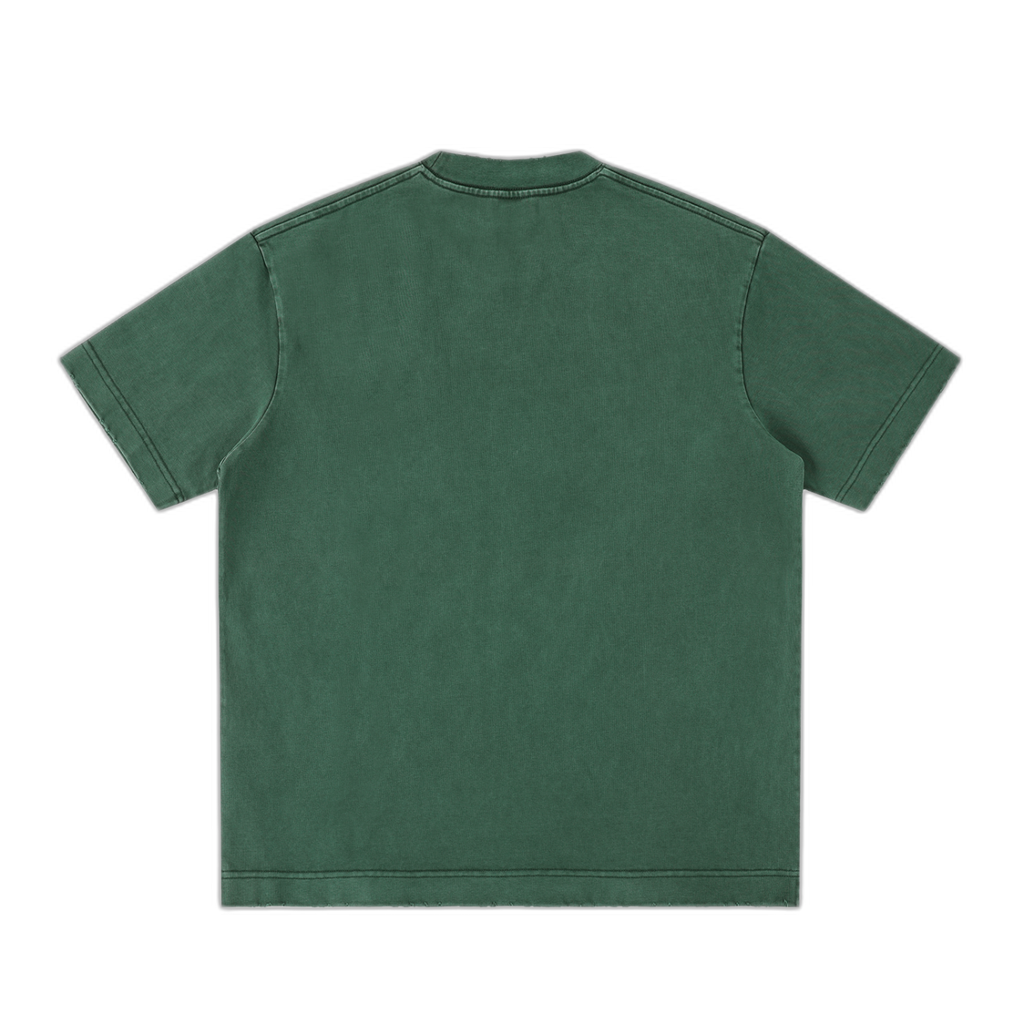 LAGOS TEE — heavyweight cotton tee in green