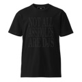 NOA Midnight Stealth premium unisex t-shirt - black with tonal NOA logo, front view