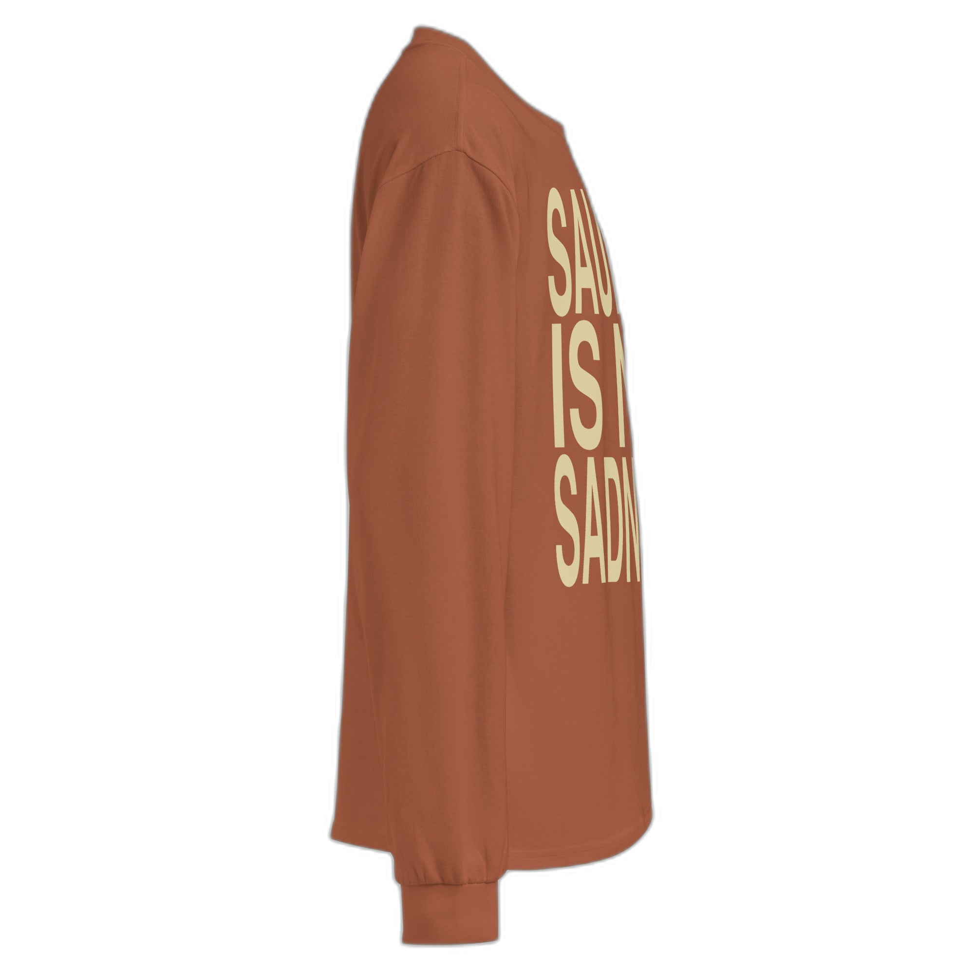 NOA Saudade premium heavyweight long sleeve shirt - rear view