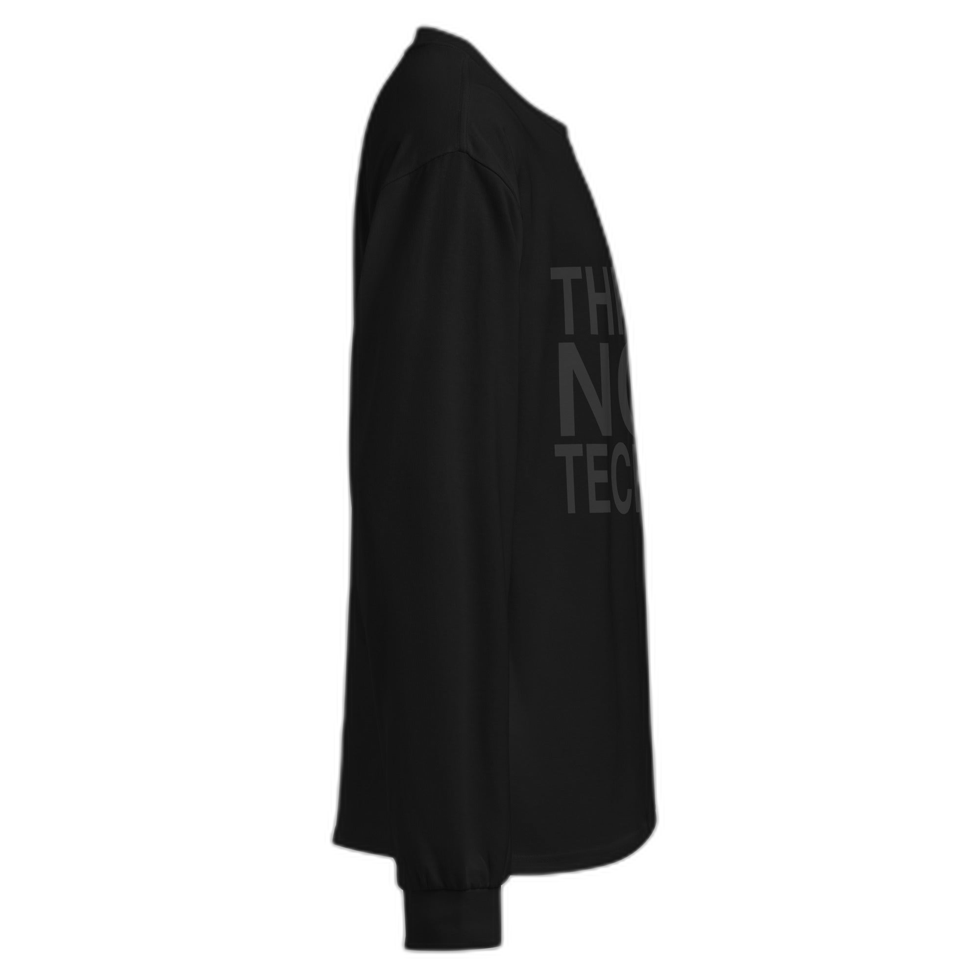 NOA Techno premium heavyweight long sleeve shirt - rear view