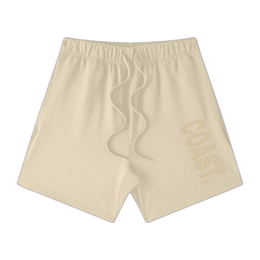 Unisex Earth Tone Loose Fit Cotton Shorts — heavyweight cotton shorts