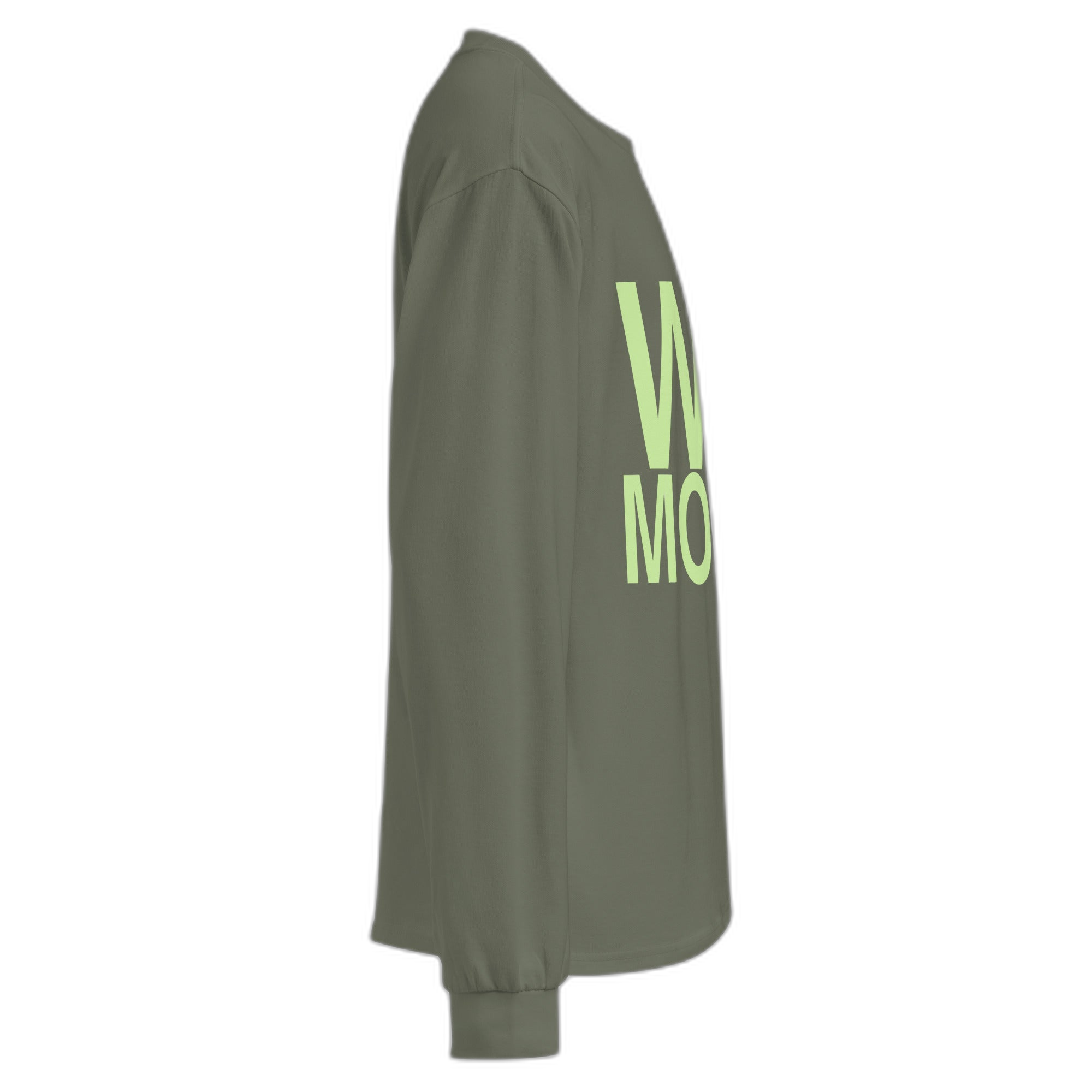 NOA We Move premium heavyweight long sleeve shirt - rear view